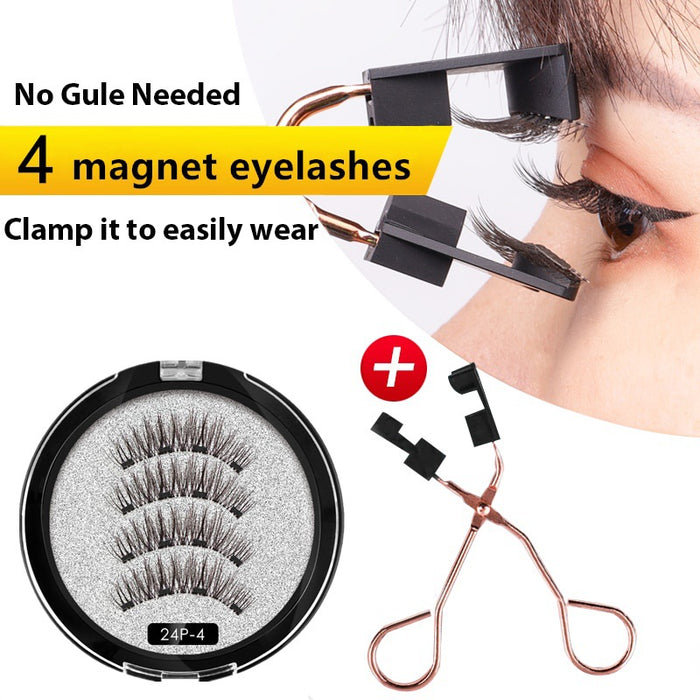 Wholesale eyelashes man-made fiber magnetic false eyelashes MOQ≥3 JDC-EY-YSM001