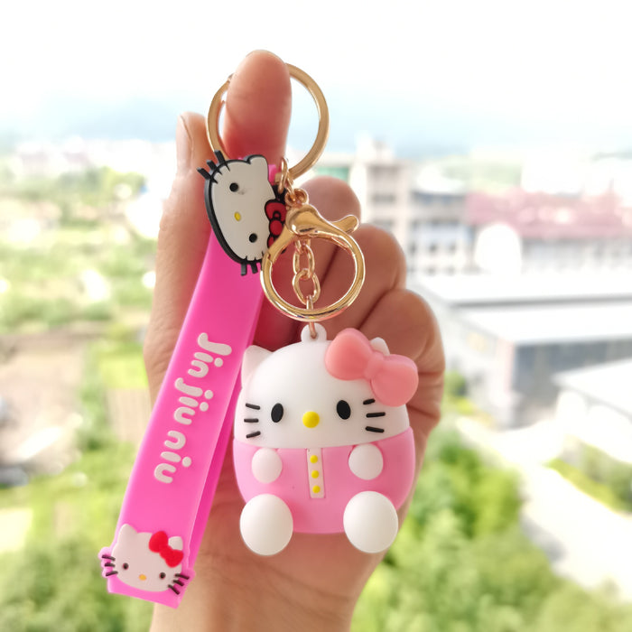 Wholesale keychain pvc doll cute key pendant cartoon MOQ≥2 JDC-KC-KDian005