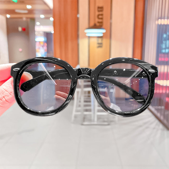 Jewelry WholesaleWholesale children's round frame skeleton sunglasses JDC-SG-HengX008 Sunglasses 恒曦 %variant_option1% %variant_option2% %variant_option3%  Factory Price JoyasDeChina Joyas De China