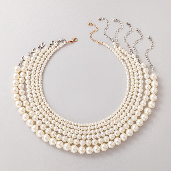 Jewelry WholesaleWholesale Pearl Alloy Necklace JDC-NE-C233 Necklaces 陌茗 %variant_option1% %variant_option2% %variant_option3%  Factory Price JoyasDeChina Joyas De China