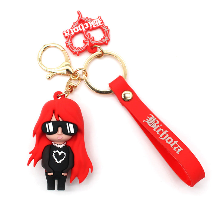 Wholesale Keychain PVC Cute Cartoon Pendant (F) JDC-KC-HAn012