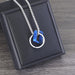 Jewelry WholesaleWholesale Titanium Steel Father's Day Gift Double Ring Men's Necklace JDC-NE-shengshuo002 Necklaces 升烁 %variant_option1% %variant_option2% %variant_option3%  Factory Price JoyasDeChina Joyas De China