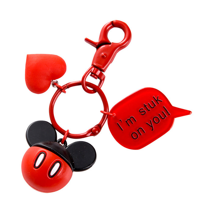 Wholesale Cartoon Silicone Acrylic Keychain (M) JDC-KC-XiangYi003