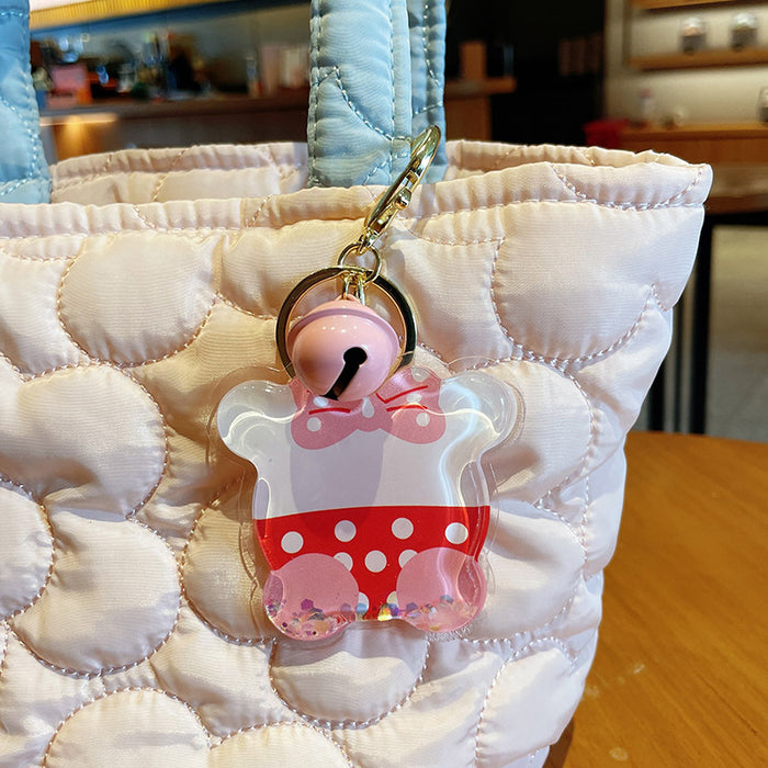 Wholesale Keychains TPU Cute Cartoon Floating Quicksand (M) JDC-KC-MXiong014