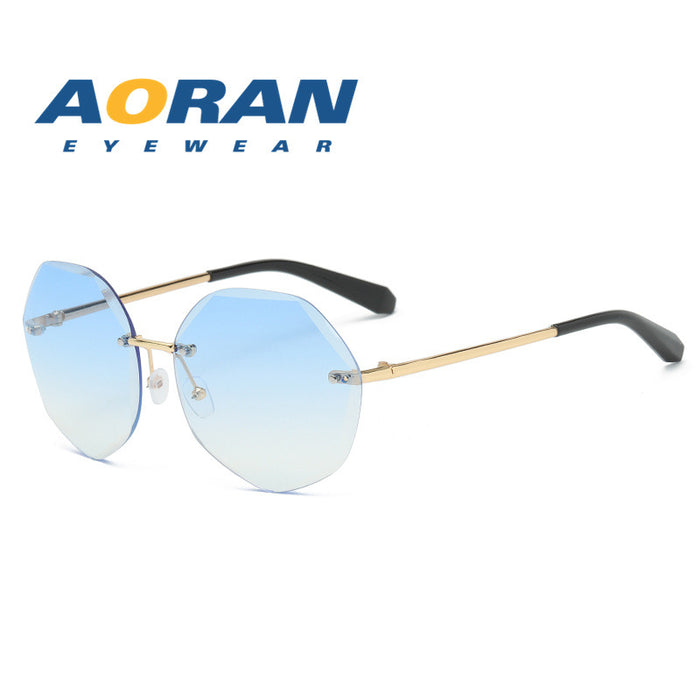 Jewelry WholesaleWholesale frameless sunscreen thin anti ultraviolet Sunglasses JDC-SG-AoR004 Sunglasses 奥然 %variant_option1% %variant_option2% %variant_option3%  Factory Price JoyasDeChina Joyas De China