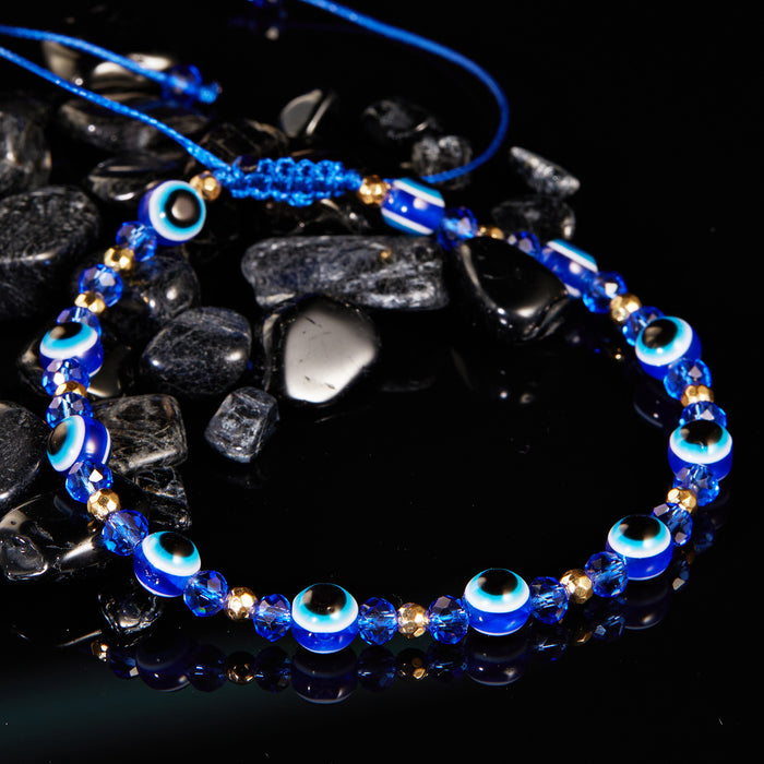 Wholesale blue eye beaded bracelet JDC-BT-YingH009