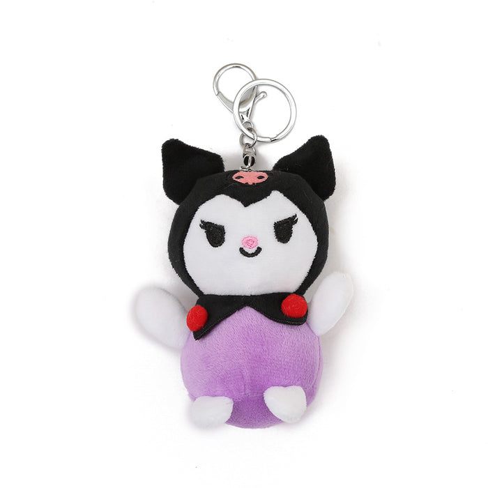 Wholesale keychain cartoon plush doll cute stuffed doll pendant MOQ≥4 JDC-KC-XiaoKe005