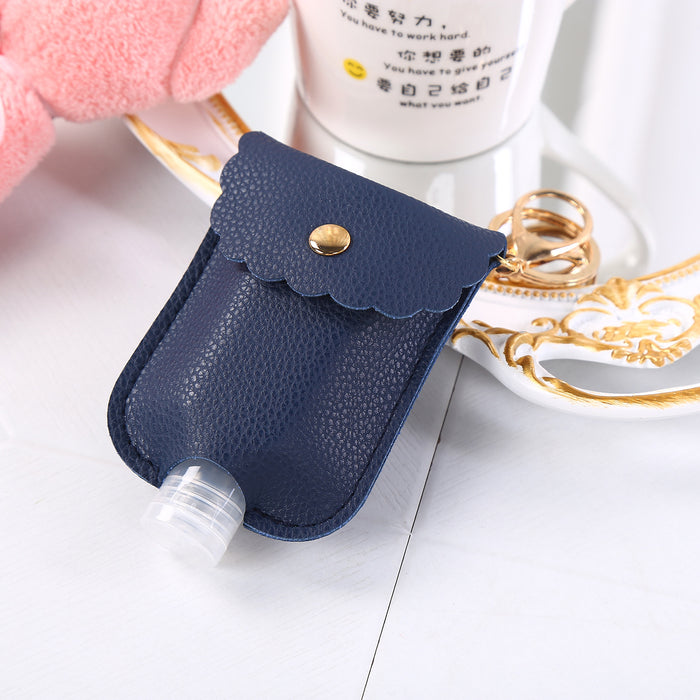 Jewelry WholesaleWholesale Hand Sanitizer PU Leather Case Keychain JDC-KC-HYi005 Keychains 弘亿 %variant_option1% %variant_option2% %variant_option3%  Factory Price JoyasDeChina Joyas De China