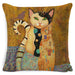 Jewelry WholesaleWholesale art mural cat printed cotton linen Pillowcase MOQ≥2 JDC-PW-Zhilin004 Pillowcase 智霖 %variant_option1% %variant_option2% %variant_option3%  Factory Price JoyasDeChina Joyas De China