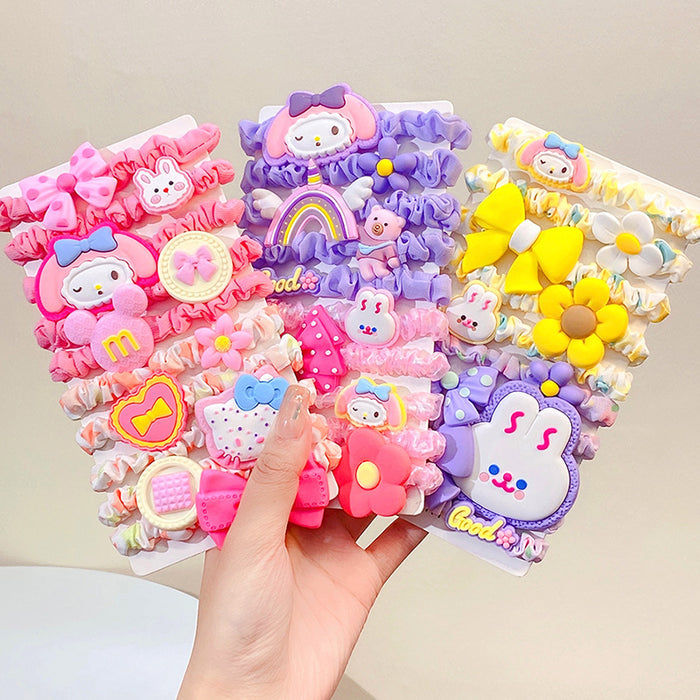 Wholesale cloth cartoon cute large intestine hair rope JDC-HS-RXi005