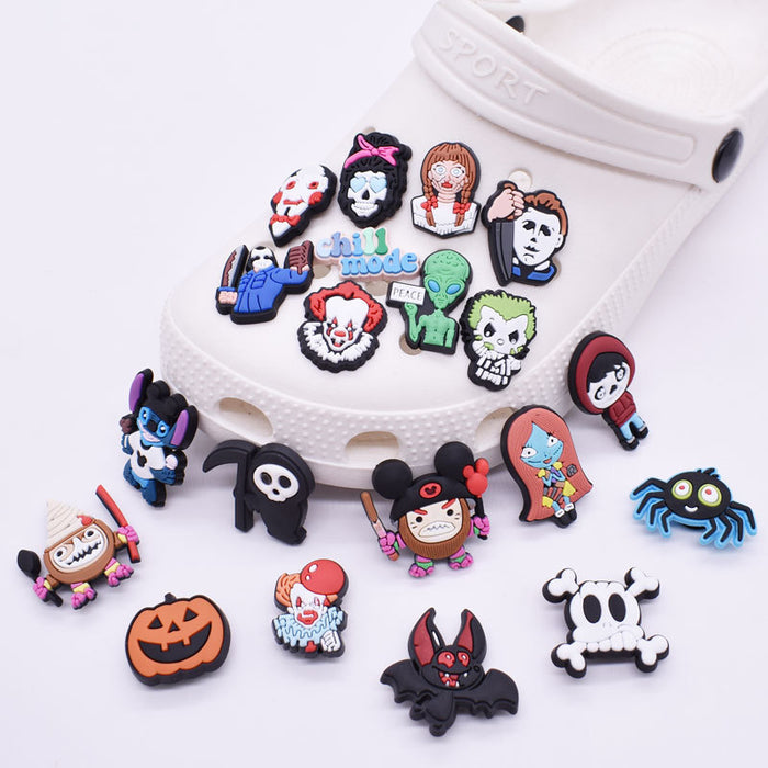 Wholesale Random 100pcs Cartoon Cute PVC DIY Accessories Croc Charms (M) JDC-CCS-RYY030