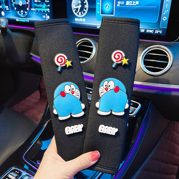 Wholesale Car Seat Belt Shoulder Guard Ice Silk Cute Cartoon MOQ≥2 JDC-CA-YueRan001