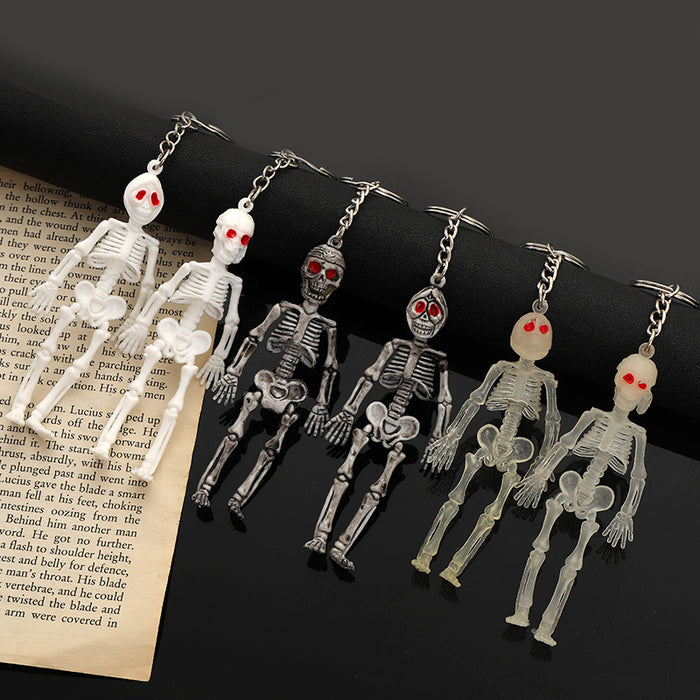 Wholesale Luminous Skull Keychain MOQ≥2 JDC-KC-XXing008