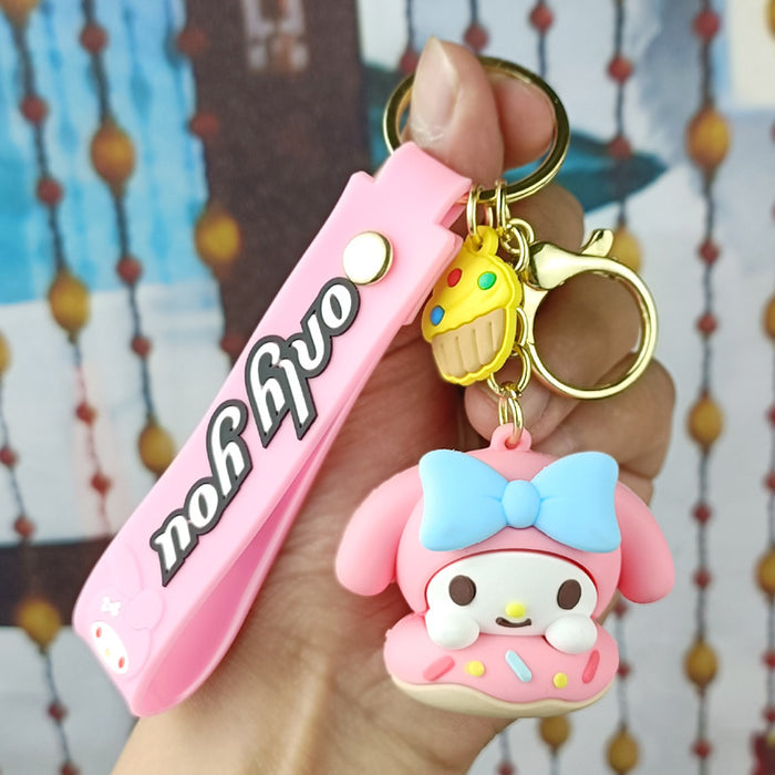 Jewelry WholesaleWholesale keychain, love couple bag car key chain pendant MOQ≥2 JDC-KC-YYi003 Keychains 奕屹 %variant_option1% %variant_option2% %variant_option3%  Factory Price JoyasDeChina Joyas De China