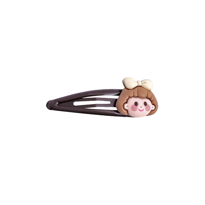 Wholesale hairpin plastic cartoon bear rabbit JDC-HC-GuangShun004