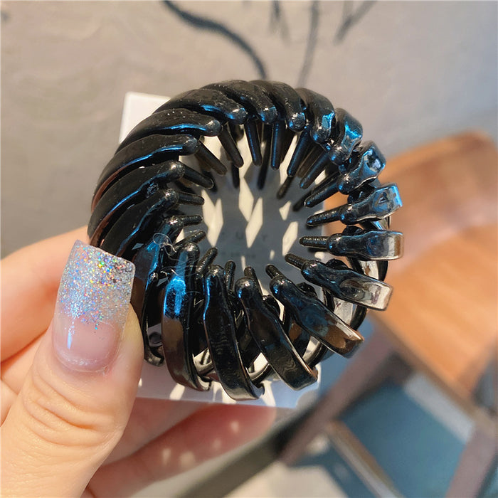 Jewelry WholesaleWholesale Telescopic Grab Clip Large Lazy Hair Clip JDC-HC-Nuanm002 Hair Clips 暖铭 %variant_option1% %variant_option2% %variant_option3%  Factory Price JoyasDeChina Joyas De China