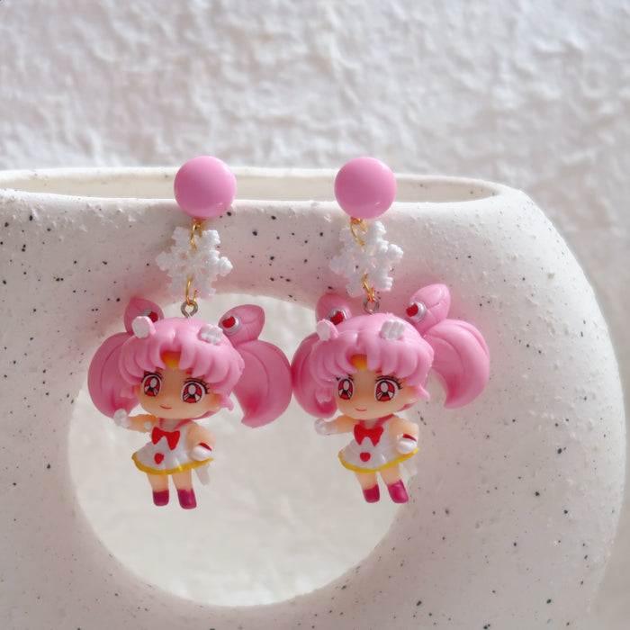 Wholesale 925 Silver Needle Cartoon Resin Earrings (M) JDC-ES-XNWE016