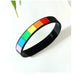 Jewelry WholesaleWholesale gay lesbian homosexual Pride silicone bracelet JDC-BT-HanJ037 Bracelet 寒骏 %variant_option1% %variant_option2% %variant_option3%  Factory Price JoyasDeChina Joyas De China