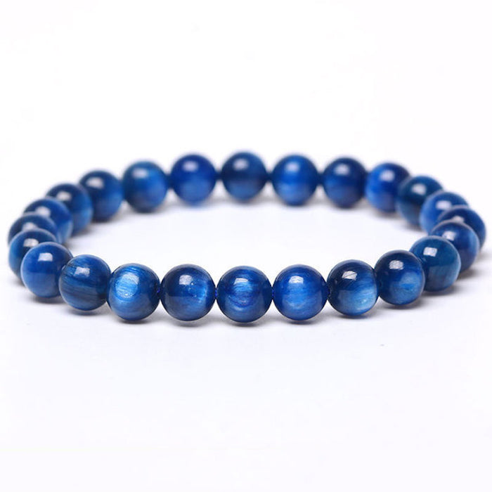 Wholesale Natural Apatite Beaded Bracelet Round Beads Loose Beads Finished Bracelet JDC-BT-liehuo001