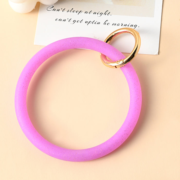 Wholesale Silicone Wristlet Keychain JDC-KC-HYi006