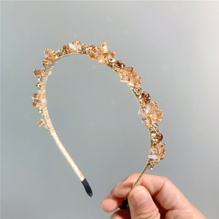 Jewelry WholesaleWholesale crystal rhinestone hair band JDC-HD-ZC010 Headband 智承 %variant_option1% %variant_option2% %variant_option3%  Factory Price JoyasDeChina Joyas De China