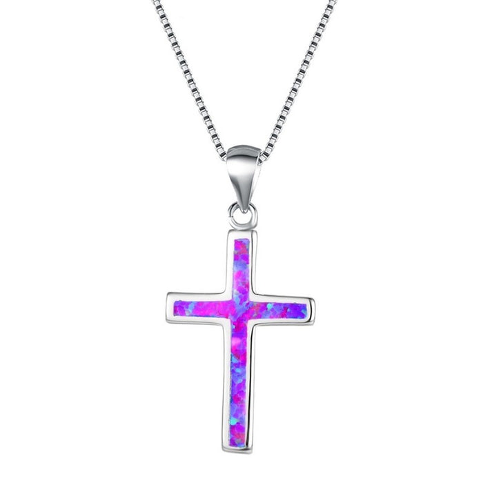 Wholesale New Cross Pendant Ladies Necklace JDC-NE-XunO004