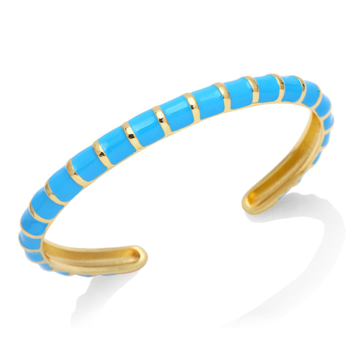 Wholesale Bracelet Copper Plated 18K Gold Enamel Color JDC-PREMAS-BT-022