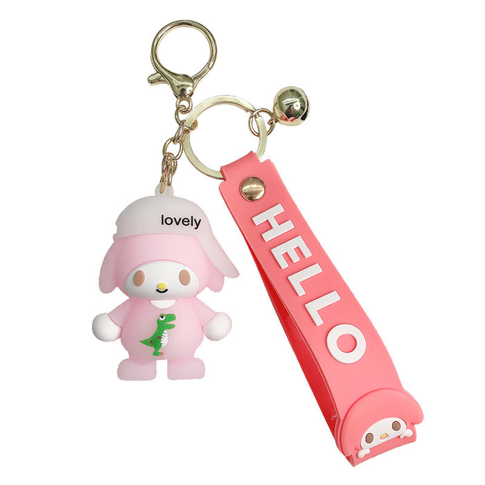 Wholesale Keychain PVC Cute Cartoon Doll Ornament JDC-KC-FeiRun083