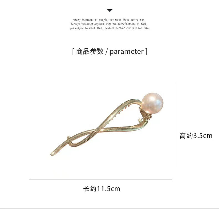 Wholesale Hair Clips Pearl Metal JDC-HC-KeZi007