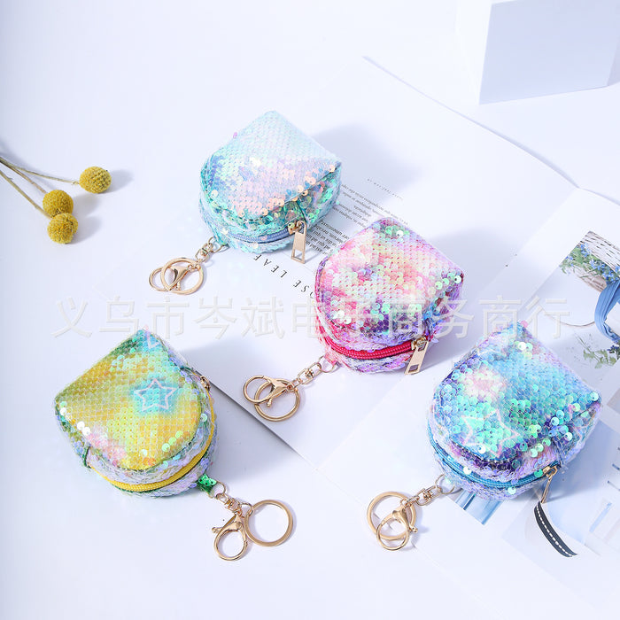 Jewelry WholesaleWholesale Sequined PVC Coin Purse Wallet JDC-WT-Cenb002 Wallet 岑斌 %variant_option1% %variant_option2% %variant_option3%  Factory Price JoyasDeChina Joyas De China