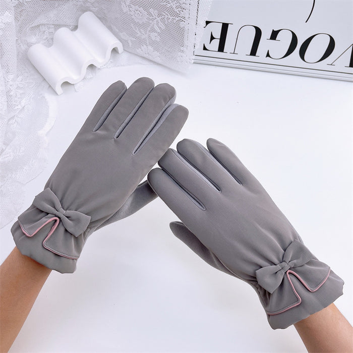 Wholesale Gloves Suede Outdoor Warming Touch Screen JDC-GS-MYuan010