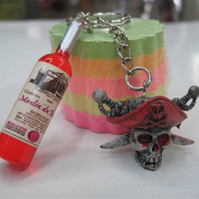 Wholesale imitation drunkard keychain pendant JDC-KC-XXing007