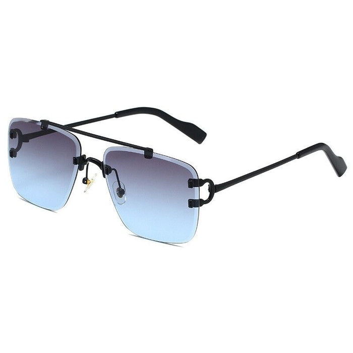 Wholesale Frameless Pilot Driving Sunglasses Xiaomi Nail Gradient MOQ≥2 JDC-SG-BoL006