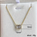 Jewelry WholesaleWholesale single diamond rectangular zircon necklace JDC-NE-Caos007 Necklaces 曹适 %variant_option1% %variant_option2% %variant_option3%  Factory Price JoyasDeChina Joyas De China