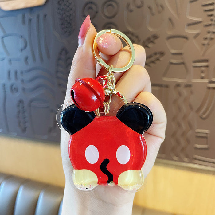 Wholesale Keychains TPU Cute Cartoon Floating Quicksand (M) JDC-KC-MXiong014