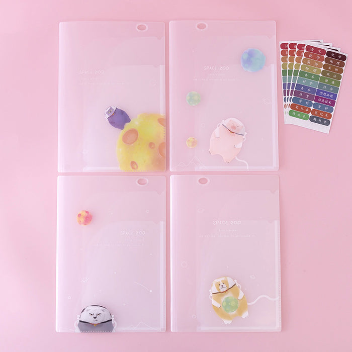 Wholesale folder PVC a4 transparent insert storage book JDC-FB-XuF001