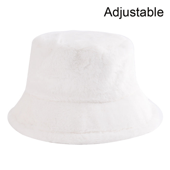 Wholesale Hat Faux Fur Thick Cow Pattern Bucket Hat JDC-FH-XingT001