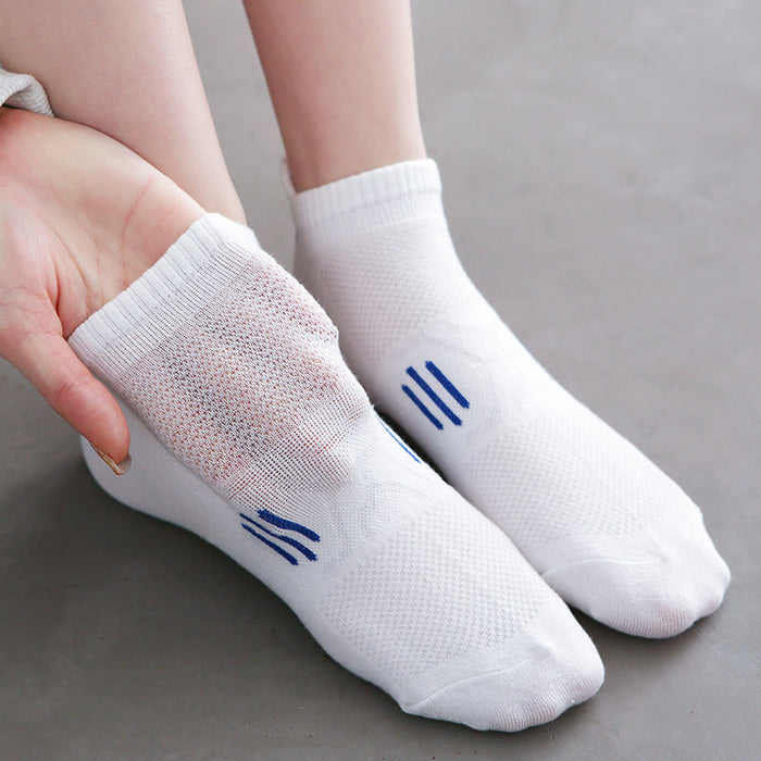 Wholesale cotton socks small ears mesh JDC-SK-MZX004