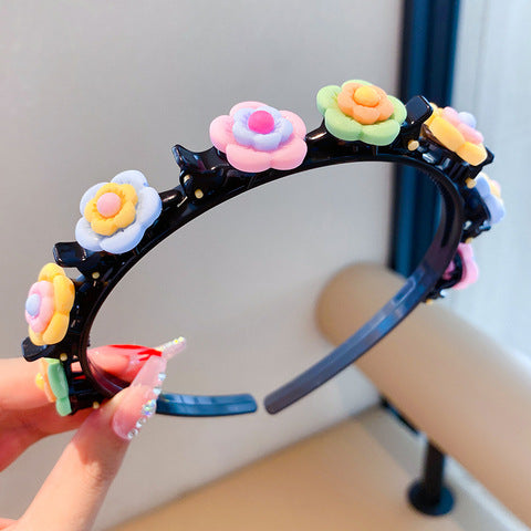 Wholesale Acrylic Summer Kids Hair Clip Headband JDC-HS-Peini002