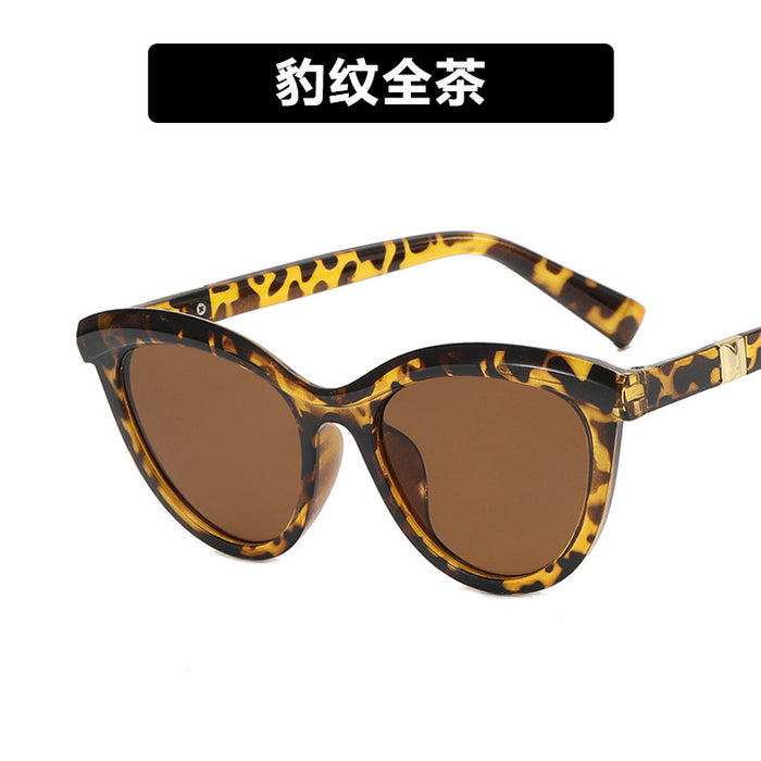 Wholesale cat eye sunglasses eyebrow retro personality concave shape JDC-SG-KD168