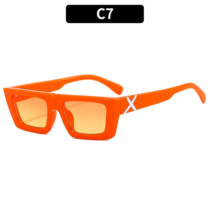 Wholesale Sunglasses PC Small Frame Square Temple X JDC-SG-XiA049