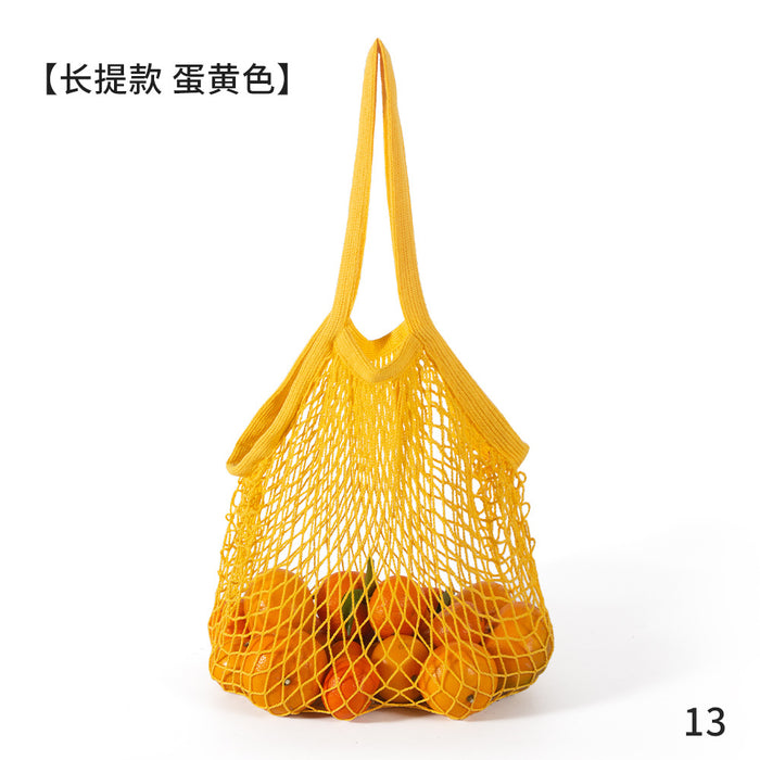 Wholesale Decoration Tote Bag Cotton Supermarket Vegetable and Fruit Net Pocket MOQ≥2 JDC-HB-ShenT001