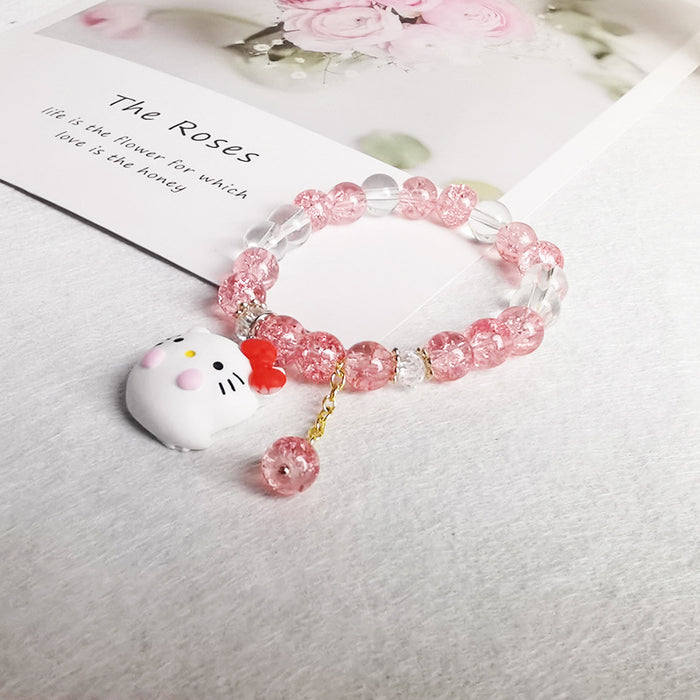 Wholesale Children's Crystal Bracelet Small Fresh Cute Cartoon Animals JDC-BT-LiM003