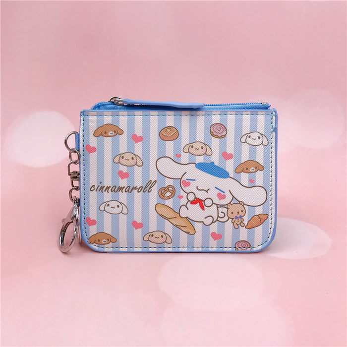 Jewelry WholesaleWholesale cartoon work card set work card with key ring change card holder JDC-WT-YaLL005 Wallet 娅蕾拉 %variant_option1% %variant_option2% %variant_option3%  Factory Price JoyasDeChina Joyas De China