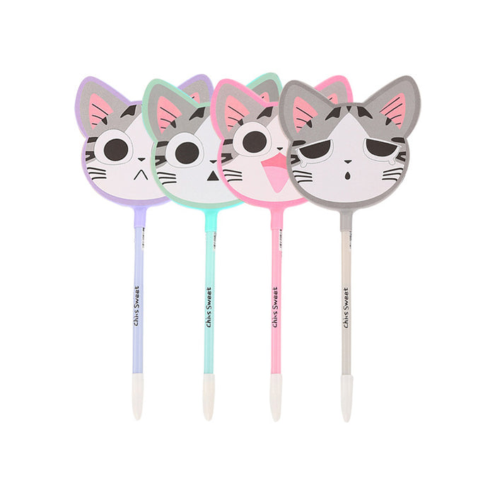 Wholesale Cartoon Cat Fan Plastic Ballpoint Pen JDC-BP-Liuj003