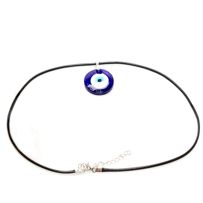 Wholesale Devil's Eye Glass Necklace Pendant Blue Eyes Glass Colorful Bracelet MOQ≥2 JDC-BT-HuoM006