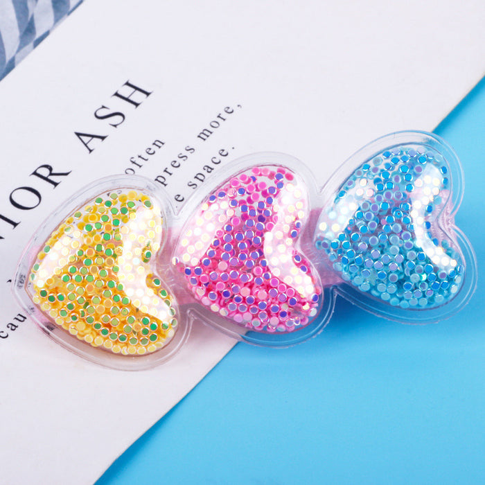 Wholesale cute cartoon rainbow color bag cloth hairpin JDC-HC-OM001