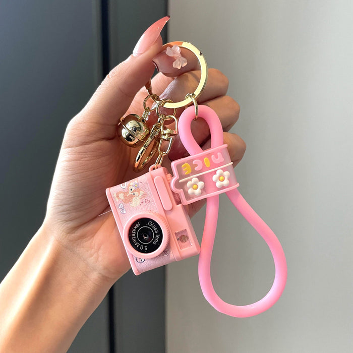 Wholesale Keychain Plastic Cute Camera Sound and Glow MOQ≥2 JDC-KC-GHui025