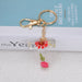 Jewelry WholesaleWholesale dried flower daisy 26 letters Keychain JDC-KC-YiWa002 Keychains 伊娃 %variant_option1% %variant_option2% %variant_option3%  Factory Price JoyasDeChina Joyas De China