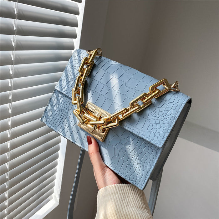 Wholesale PU Crocodile Texture Shoulder Bag JDC-SD-HZD032